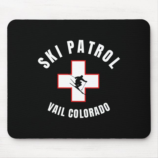 Vail Colorado Ski Patrol Mousepad (Vorne)