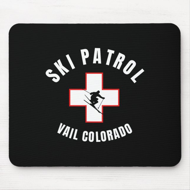 Vail Colorado Skipatrouille  Mousepad (Vorne)