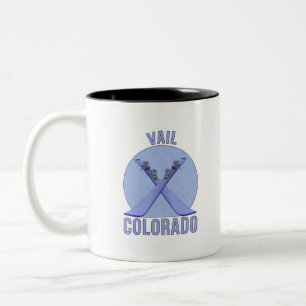 Vail, Colorado Zweifarbige Tasse