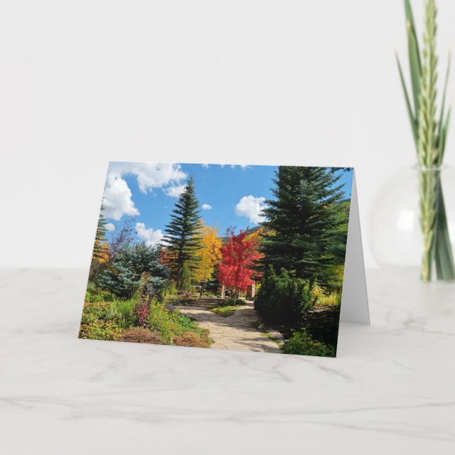Vail Herbst Karte (Vorderseite)