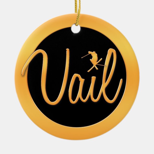 Vail Keramik Ornament (Vorne)