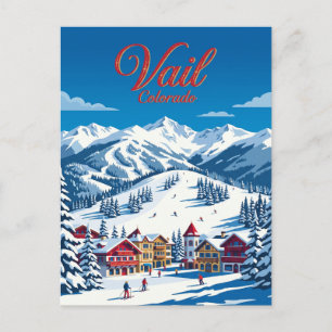 Vail Mountain Resort USA Postkarte