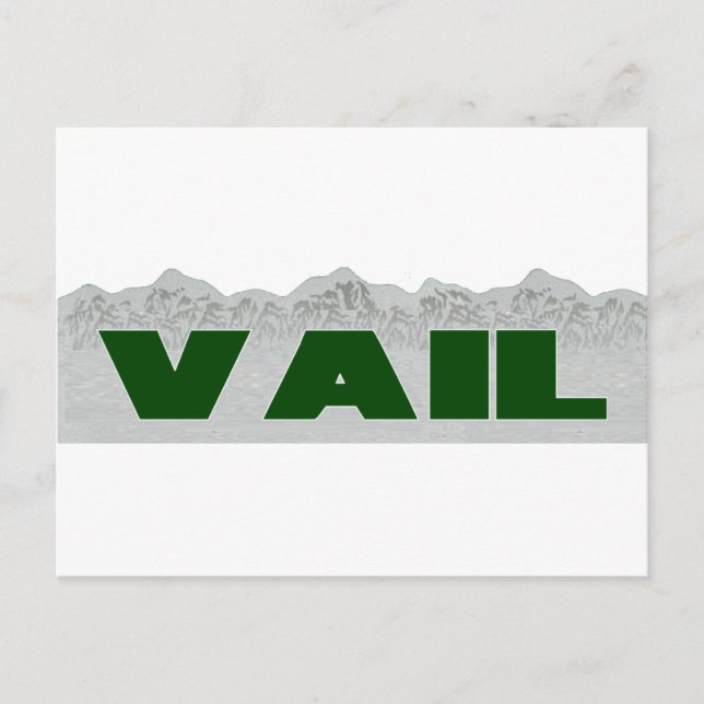 Vail Postkarte (Vorderseite)