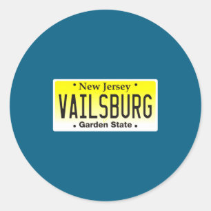 Vailsburg Newark Nj Stadt Neu Runder Aufkleber