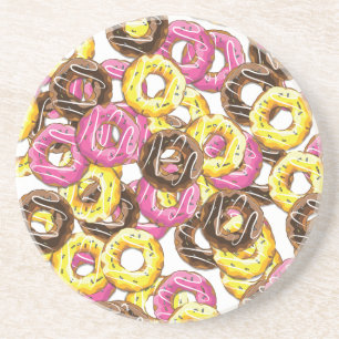 Vairied Doughnut Untersetzer