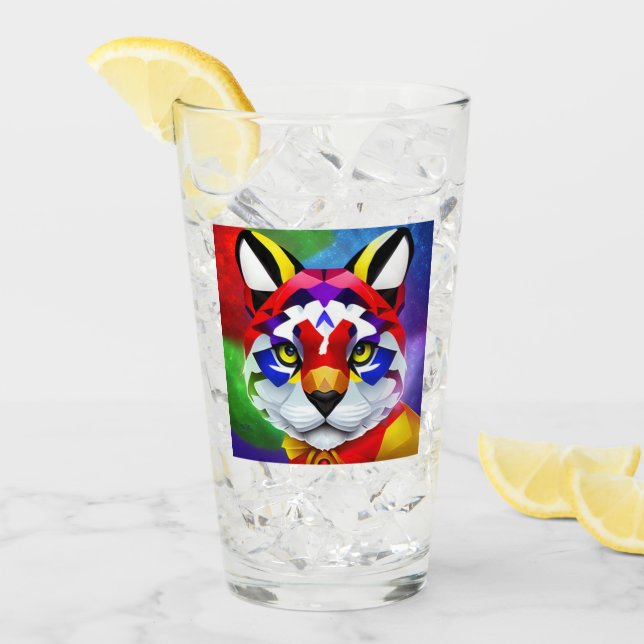 Vaisseau en verre de chat d'Alexander (Devant glace)