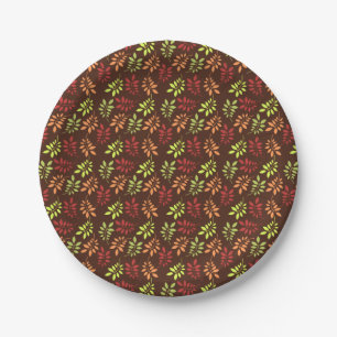 Vaisselle de fête pour feuilles d'automne assiette