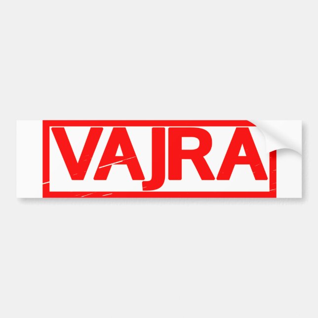 Vajra-Briefmarke Autoaufkleber (Vorne)