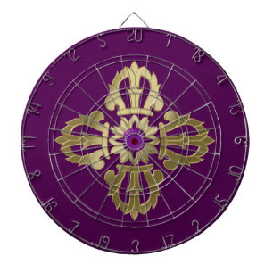 Vajra-Symbol Dartscheibe