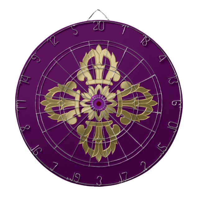 Vajra-Symbol Dartscheibe (vorne)
