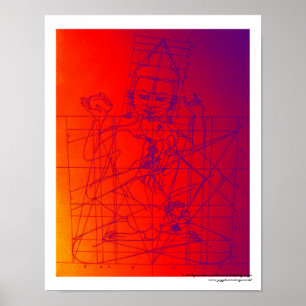 Vajrasattva und Consort Sketch Poster