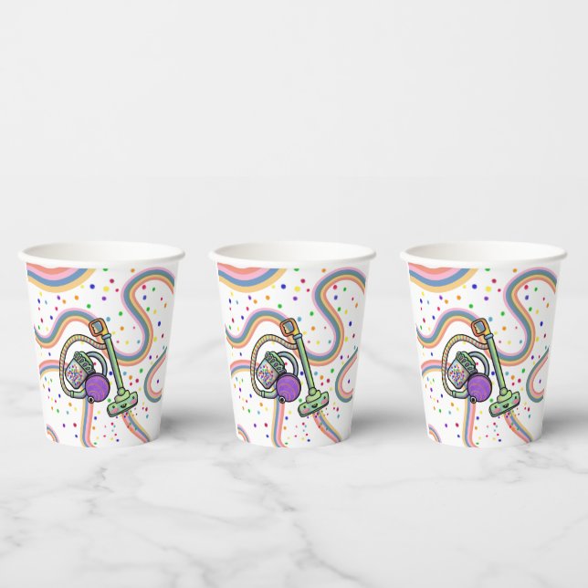 Vakuum-Party-Cups Pappbecher (Multi)