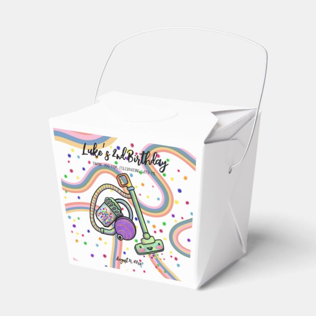 Vakuum Party Paper Bevorzugung Box, Ausnehmen 2x2x Geschenkschachtel (Vorderseite)