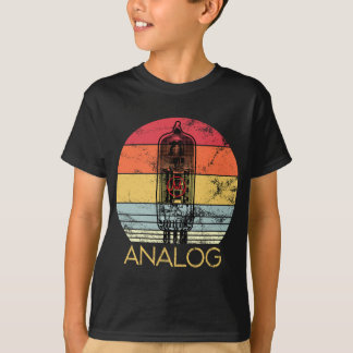 Vakuumröhre, analoge Retro-Audio, VentilAmp, Hi-Fi T-Shirt