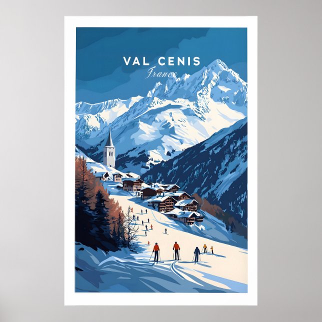 Val Cenis Ski Print 1 Poster (Vorne)
