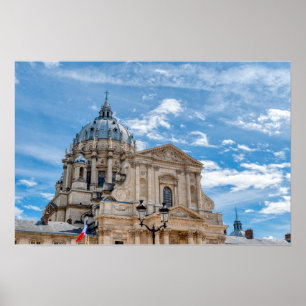 Val-de-Grace-Kirche und Militärlazarett in Paris Poster