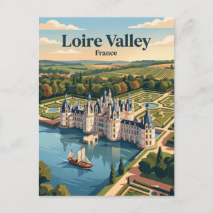 Val de Loire Frankreich Postkarte