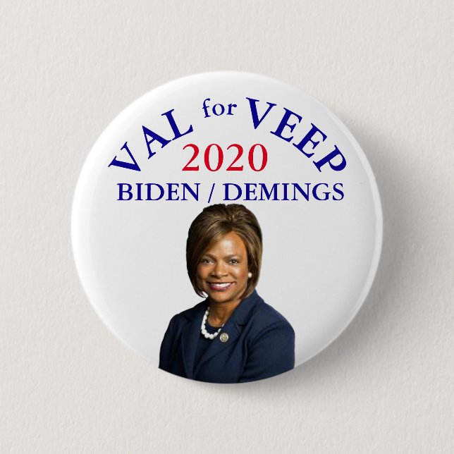 Val Demings für Vizepräsident 2020 Button (Vorderseite)