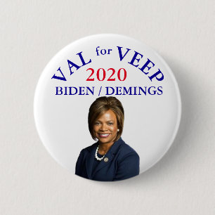 Val Demings für Vizepräsident 2020 Button