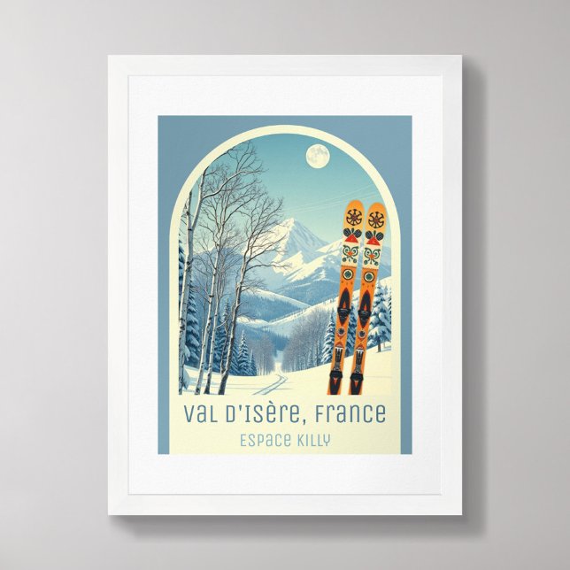 Val d'Isere France Espace Killy ski Poster (Von Creator hochgeladen)