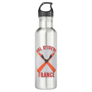 Val d'Isere, Frankreich Edelstahlflasche