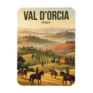 Val d'Orcia Italien Magnet