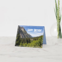 Val Ferret, Wallis, Schweiz Geburtstag Karte