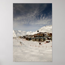 Val Thorens Drei Täler Frankreich Poster