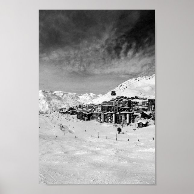 Val Thorens Drei Täler Frankreich Poster (Vorne)