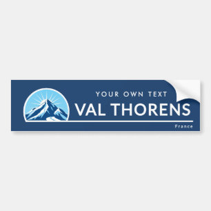 Val Thorens Frankreich Bergskigebiet Autoaufkleber