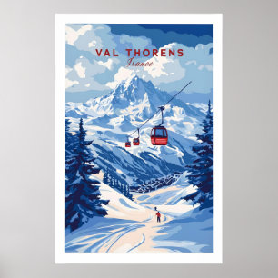 Val Thorens Impression d'art de ski 1