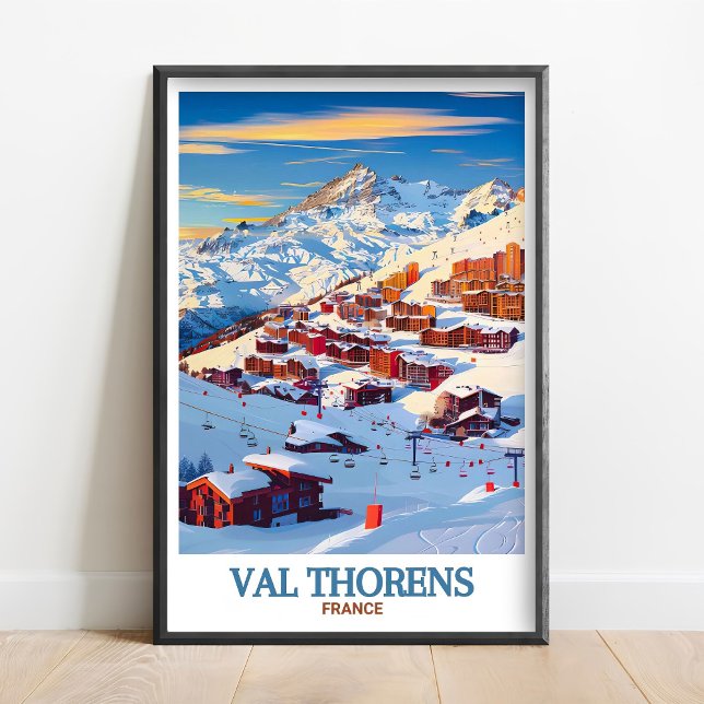 Val Thorens Impression - Val Thorens Art de statio (Créateur téléchargé)