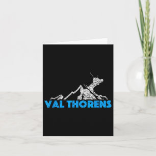Val Thorens Ski Snowboarden Frankreich Resort Dist Karte