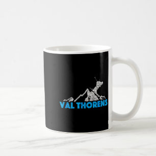 Val thorens Skifahren Snowboarden Frankreich Resor Kaffeetasse