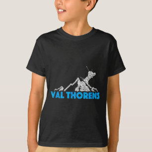 Val thorens Skifahren Snowboarden Frankreich Resor T-Shirt