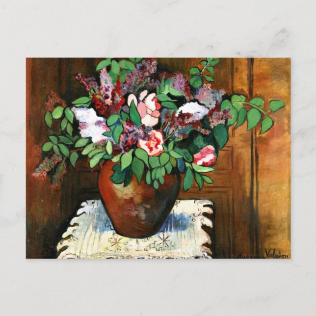 Valadon - Vase der Blume, 1921 Postkarte (Vorderseite)