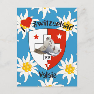 Valais Suisse / Wallis Schweiz Postkarte