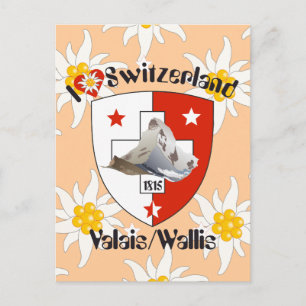 Valais Suisse / Wallis Schweiz Postkarte