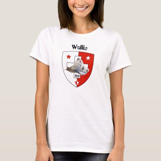 Valais / T-shirt valaisan Suisse-Suisse (Devant)