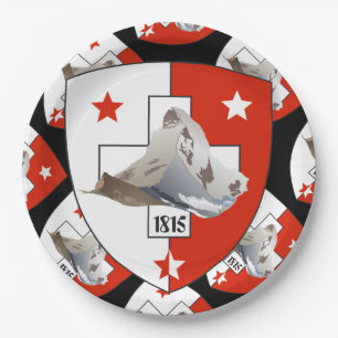 Valais - Wallis - Suisse - Schweiz Papierteller