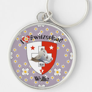 Valais / Wallis Suisse-Schweiz Schlüsselanhänger