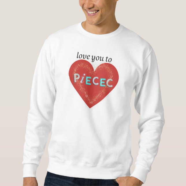Valantine desgine sweatshirt (Vorderseite)