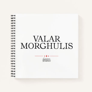 Valar Morghulis Notizbuch