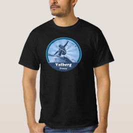 Valberg Skistation - Skier T-Shirt