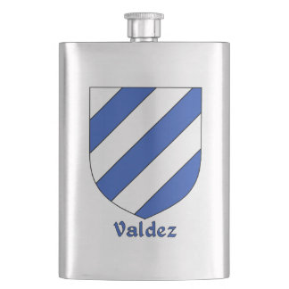 Valdez Heraldic Shield Flachmann
