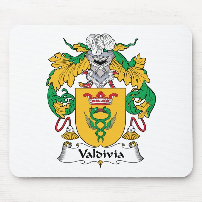 Valdivia Familienwappen Mousepad (Vorne)
