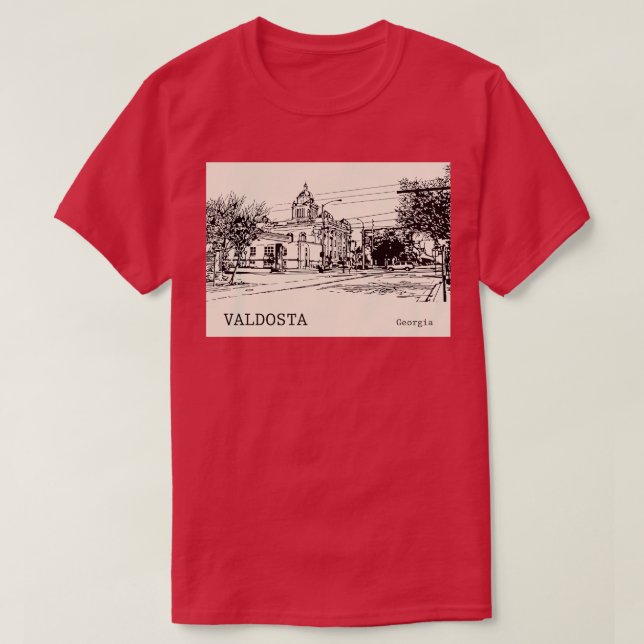 Valdosta Georgia TShirt 1 (Design devant)