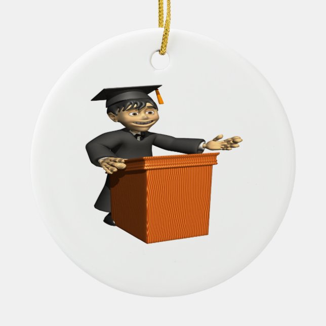 Valedictorian Keramik Ornament (Vorne)