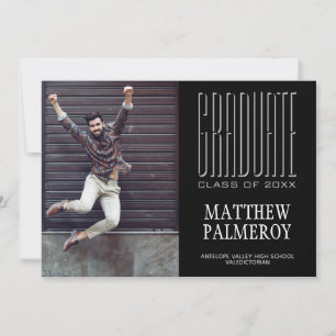 Valedictorian Photo Graduation Faire-part