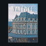 Valence Foto Vintage Postkarte<br><div class="desc">Valencia ist eine Gemeinde im Südosten Frankreichs,  Präfektur des Departements Drôme in der Region Auvergne-Rhône-Alpes.</div>